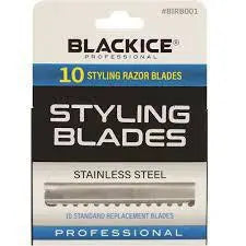 Black Ice Styling Razor Blades 10pk (feathr razor)