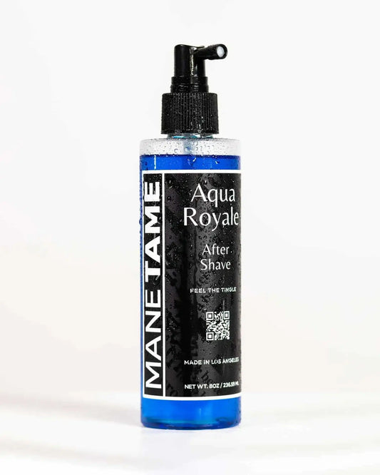 Mane Tame Aftershave Aqua Royale - Blue