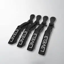 Level 3 Hair Croc Clips - 4 Pack