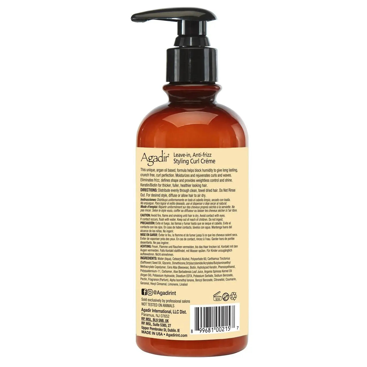 Agadir Styling Curl Cream