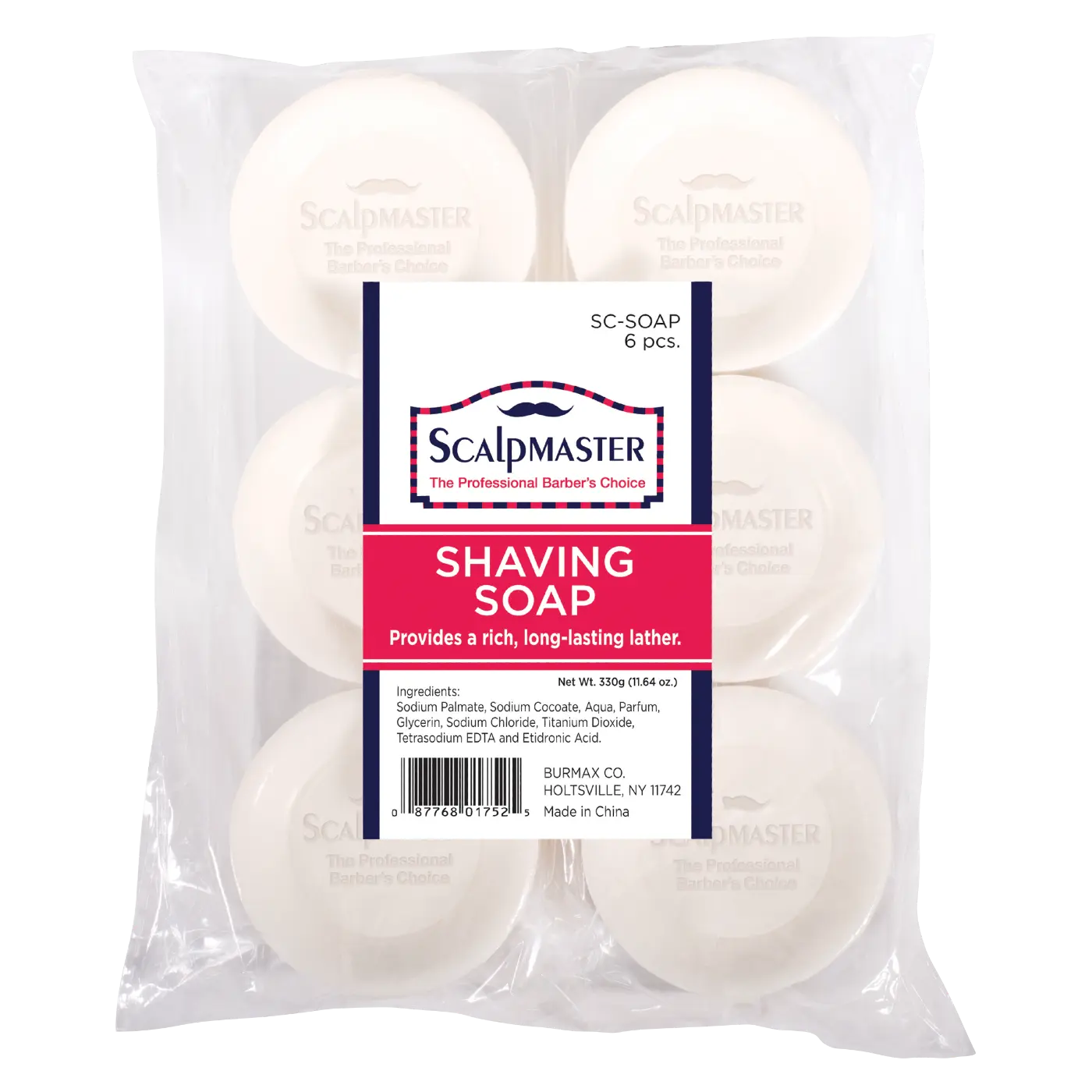 Scalpmaster Shaving Soap - 6 Pack