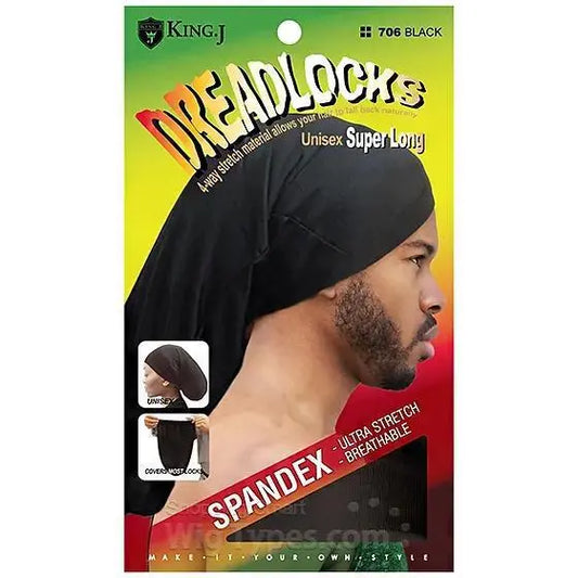Dreadlocks Black Spandex Durag