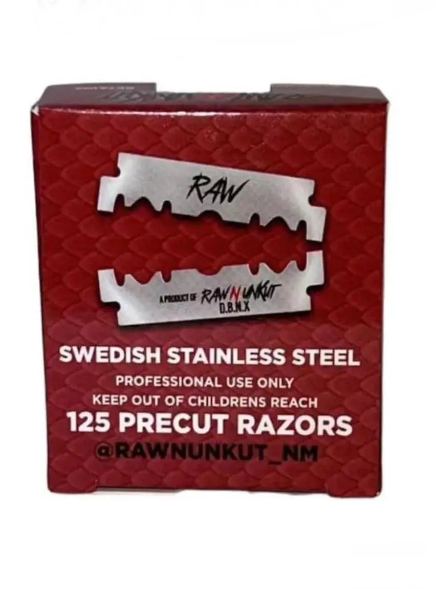 Raw N Unkut Precut Razor Blades