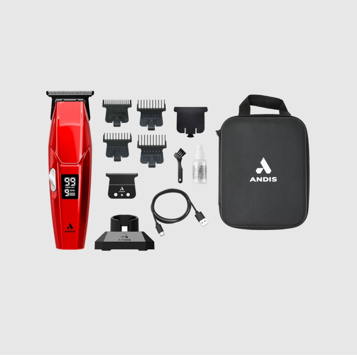 Andis Talon Trimmer Red