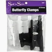 Soft N' Style 2" Butterfly Clamps 12pk