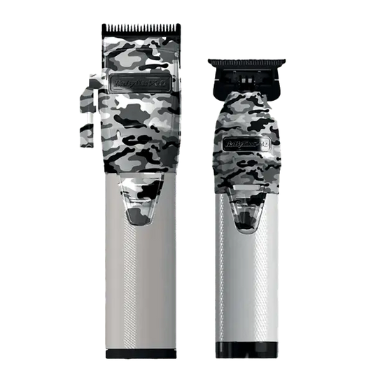 BaBylissPro Limited FX Collection Clipper & Trimmer Combo Black/White/Grey Camo