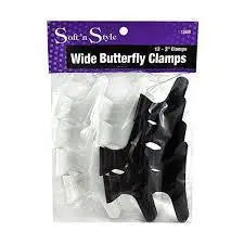 Soft N' Style 3" Butterfly Clamps 12pk