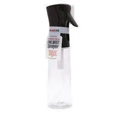 Black Ice Continuous Mist Bottle (clear/black top)