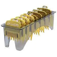 Black Ice Clipper Guards and Tray- Gold