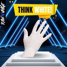 Raw N Uncut Gloves White