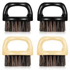 Barber Soft Knuckle Brush Black Or Cream