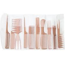 Diane Assorted Comb Set 10pk Bone