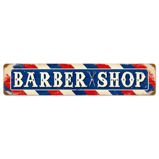 Barbershop Metal Sign