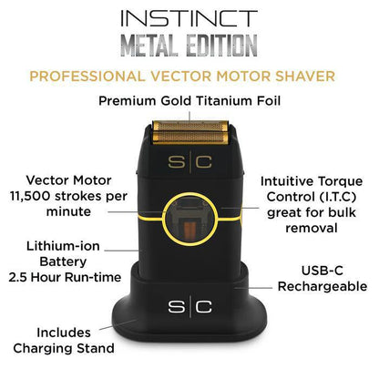 Stylecraft Pro Instinct Shaver Metal Edition