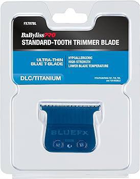 BaBylissPRO Standard-Tooth Trimmer Blade Ultra-Thin Blue T-Blade