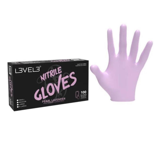 Level 3 Gloves Pearl Lavender (100)