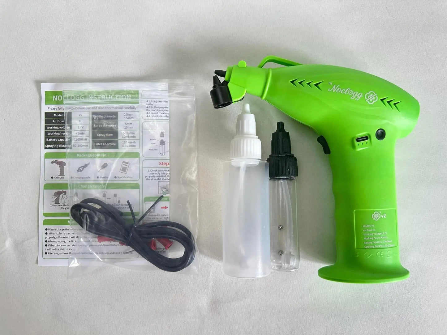 No Clogg Wireless Airbrush v2 