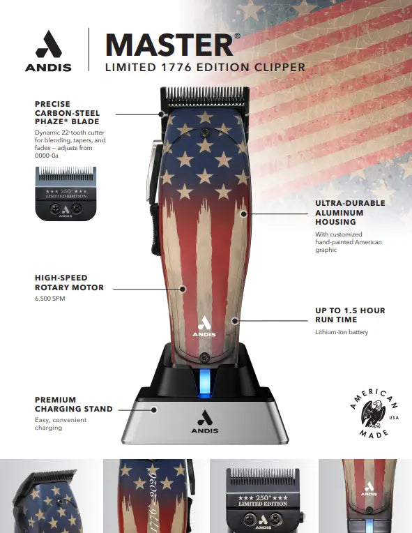 Andis MLC Black Label Cordless Master Clipper