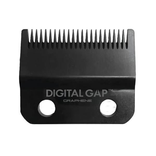 Black comb with 'Digital Gap Graphene' branding on a white background