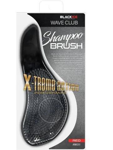 Black Ice Wave Club Shampoo Brush