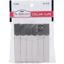 Scalpmaster Collar Clips 6 Pack (cape clip) 