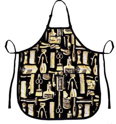 Betty Dain Vintage Gold Barber Apron