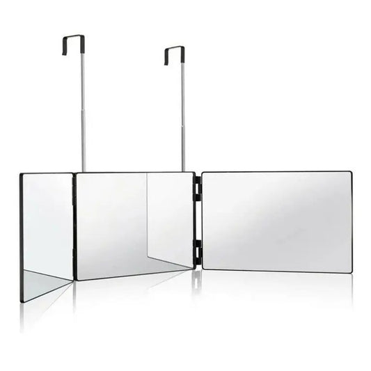 Black Ice Trifold Mirror Back view (LED Light) 