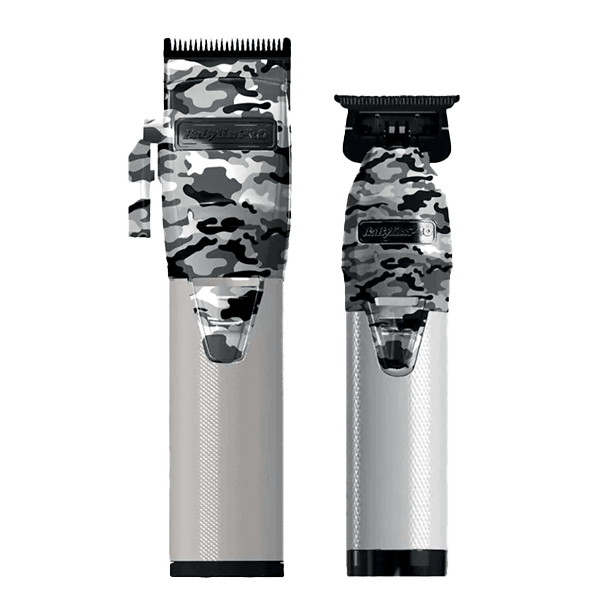 BaBylissPro Limited FX Collection Clipper & Trimmer Combo Black/White/Grey Camo