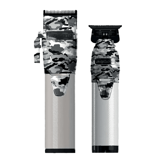 BaBylissPro Limited FX Collection Clipper & Trimmer Combo Black/White/Grey Camo