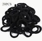 Black Elastic Hair Ties (20) 